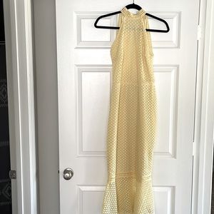 Lace Strappy Backless Dress